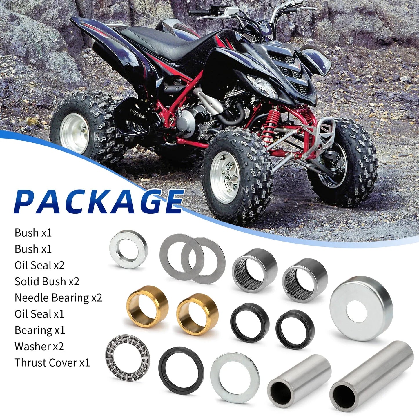 Rear Swing Arm Kit for Yamaha Raptor 660R YFM660R (2001–2005)