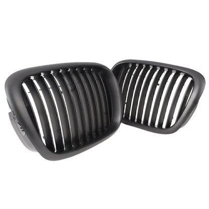 Bumper Grill Mesh Grille for BMW E39 525 528 530 535 M5 (2000-2003) Black