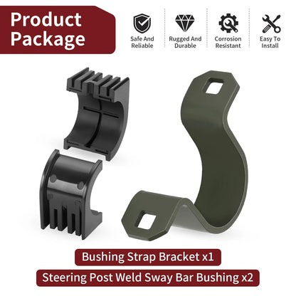 Steering Bar Bushing & Strap for Polaris Sportsman 850/1000