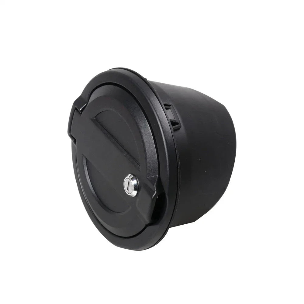 Locking Gas Tank Cap Fuel Filler Door Cover for 2018-2023 Jeep Wrangler JL
