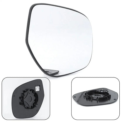 Heated Right Side Mirror Glass + Backing Plate for Mitsubishi Outlander (14-20)