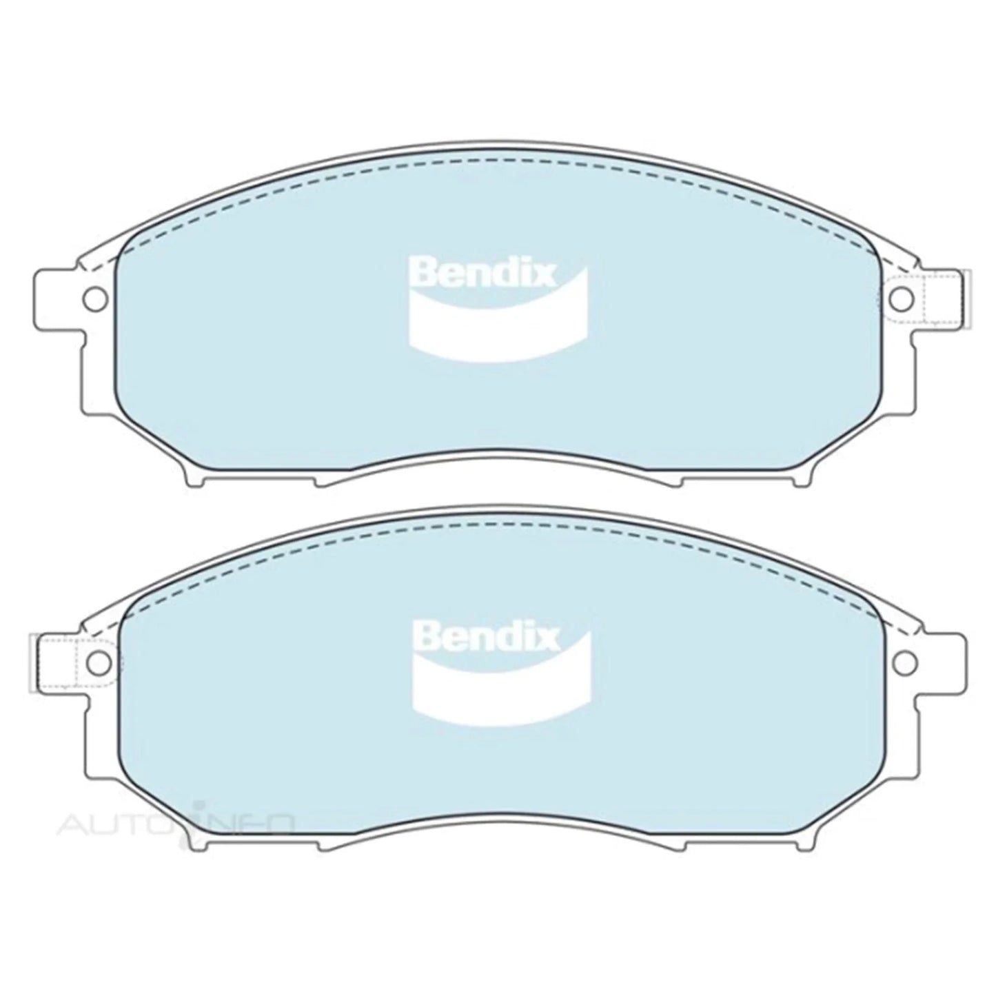 GCT Front Disc Brake Pad Set for Nissan Dualis J10 (2010-2016)