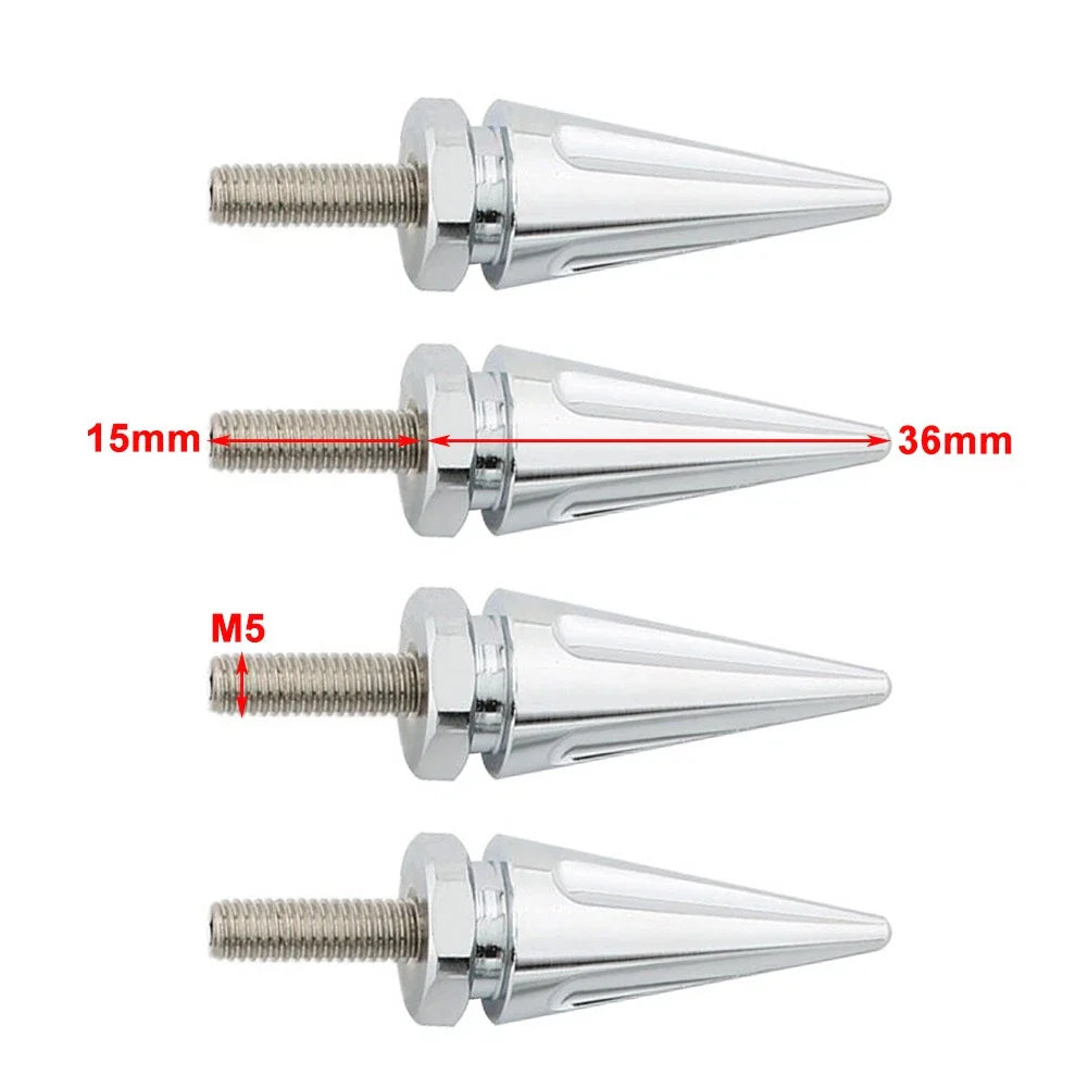 4 x Windscreen Screw Bolts Windshield Spike for Harley Touring Road Glide (98-25)