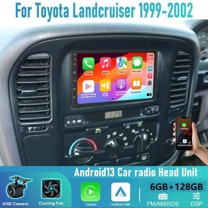 7" Apple Carplay Android Auto Car Radio for Toyota Land Cruiser (1999-2002)