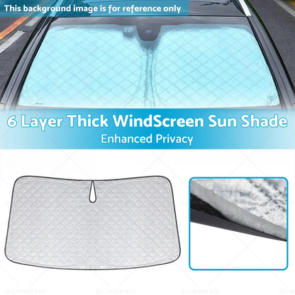 6 Layer UV Protection WindScreen Sun Shade for MG ZS / ZST (2021-2024)