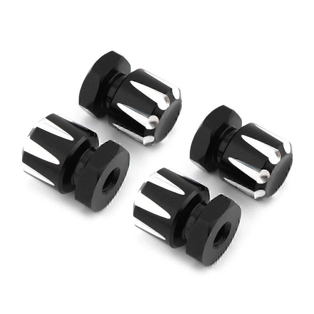 4 x Mounting Nuts Bolts for Harley Road King, Road Glide, Softail, Fat Boy