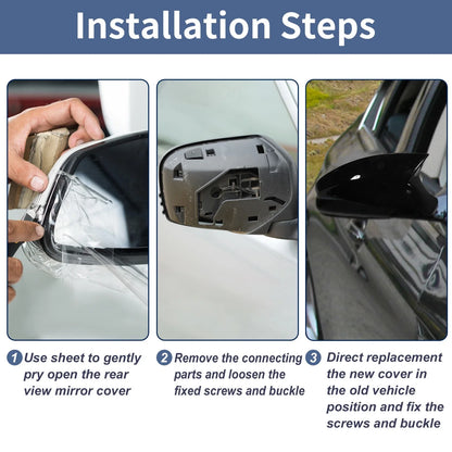 Mirror Cover Gray Replacement for BMW 1 Series E81 E82 E87 E88 (2004 - 2010)