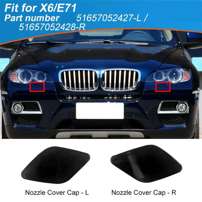Front Headlight Washer Nozzle Covers for BMW X6 (2008-2014)