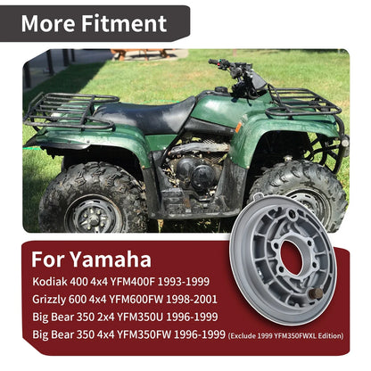 Rear Brake Drum Plate 2x4 4x4 for Yamaha Big Bear 350 (1996–1999)