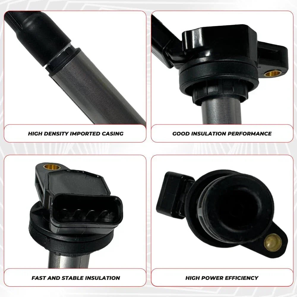 4 x Ignition Coils & Spark Plugs for Toyota Scion xD (2008-2014)