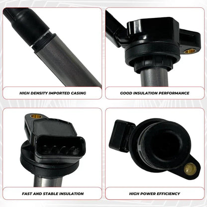 4 x Ignition Coils & Spark Plugs for Toyota Scion xD (2008-2014)