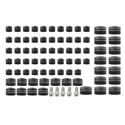 75X CNC Engine Bolt Topper Caps for Harley Touring Road Street Glide (2009-2023)