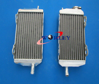 Aluminum Radiator + Red Hose for Gas Gas MX/SM/EC 200/250/300 (2007-2014)