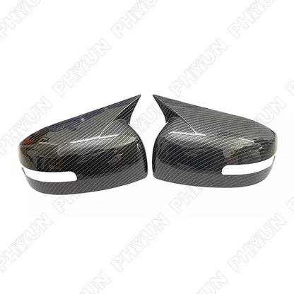 Side View Mirror Covers Carbon Fiber Look for Mitsubishi Lancer EVO (13-16)