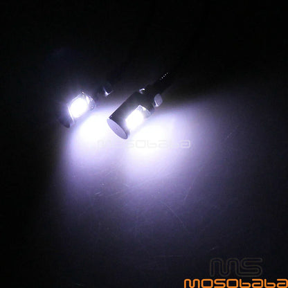 LED White License Plate Lights for Universal Car Motorcycle Rear