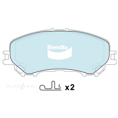 Brake Pads Set 4WD for Nissan X-Trail Wagon (2013-2022)