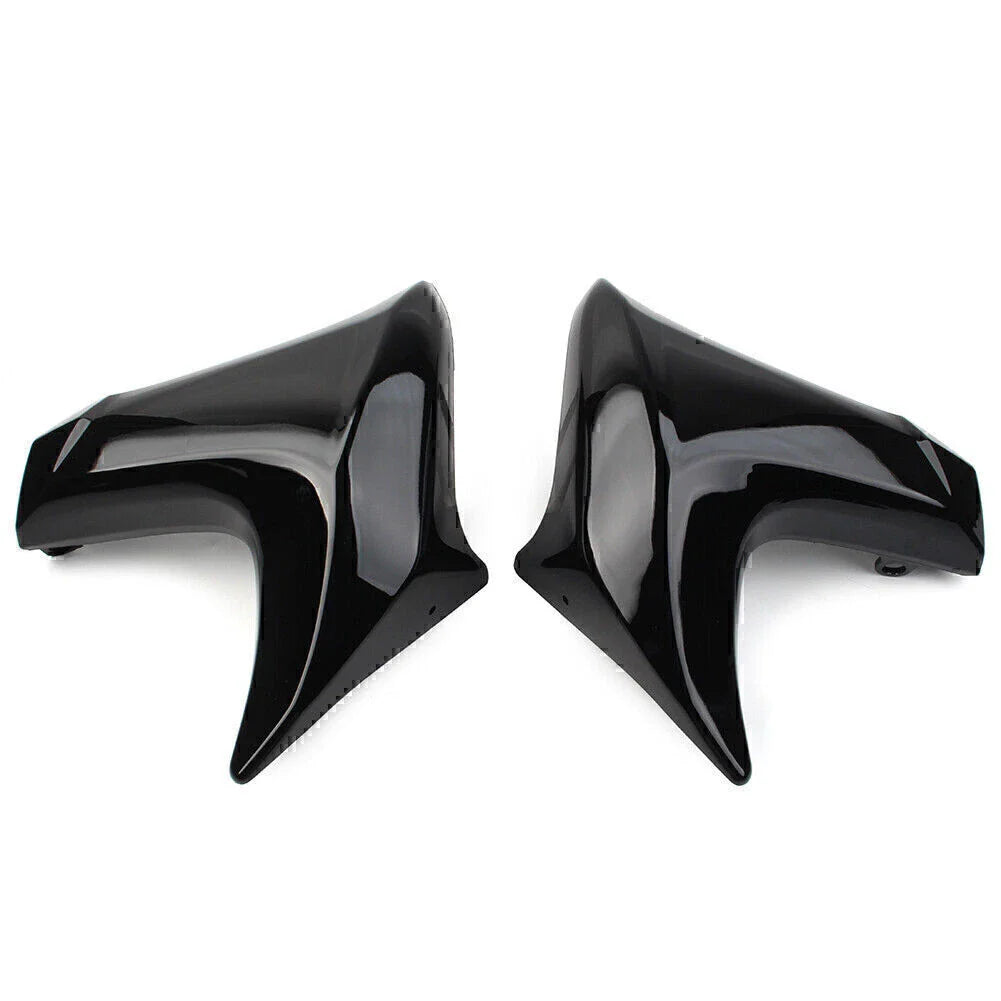Gloss Black ABS Radiator Cap Compression Plate for Kawasaki ER6N (2012-2016)