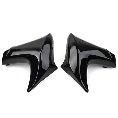 Gloss Black ABS Radiator Cap Compression Plate for Kawasaki ER6N (2012-2016)