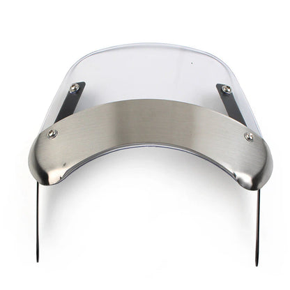 5"-9.45" Motorcycle Headlight Windshield Wind Deflector Windscreen