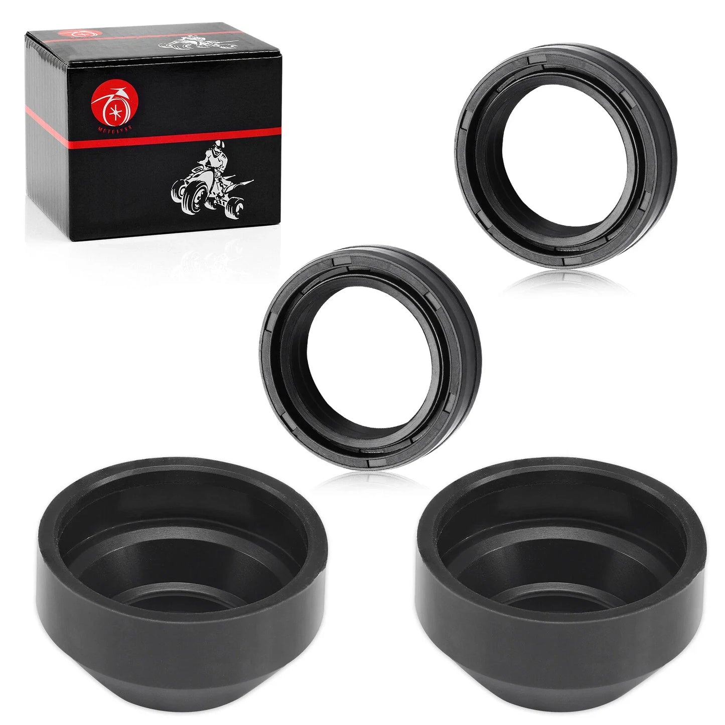 Fork Dust Seal Kit for Yamaha XS360 XS360-2 XS400 XS400-2 XS400-S (1976–1981)