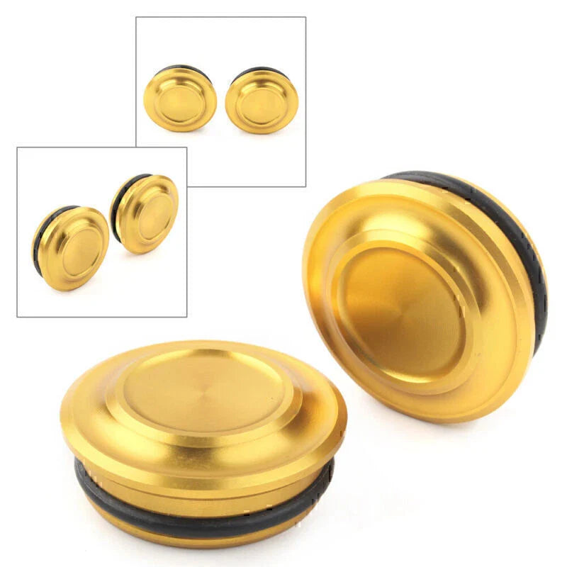 Gold Aluminum Frame Hole Covers for Honda Rebel 500 CMX500 (2020-2021)