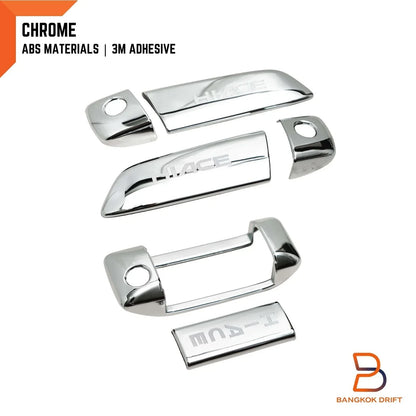 6 x Chrome Door Handle Covers for Toyota Hiace Commuter (2005-2019)