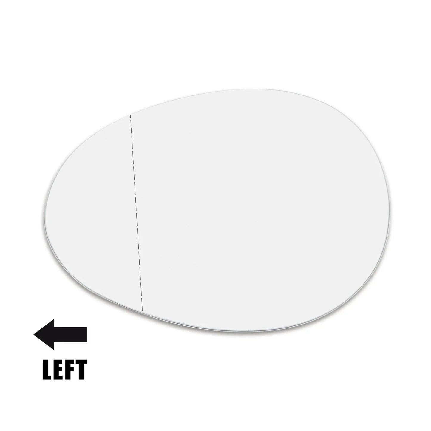 Mirror Glass for BMW Mini Cooper Driver Side LH with Adhesive (2007-2015)