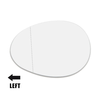 Mirror Glass for BMW Mini Cooper Driver Side LH with Adhesive (2007-2015)