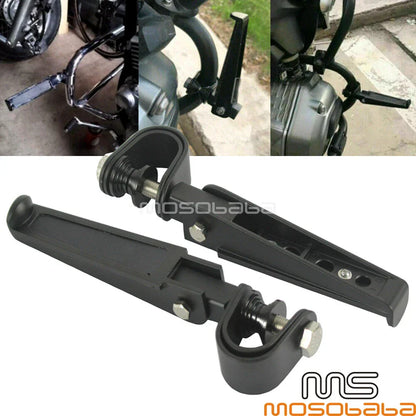 Highway Crash Bar Foot Pegs w/ 1"~1-1/4" Clamps for Harley-Davidson