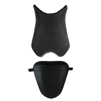 Black Front Rear Driver Passenger Seat for Yamaha YZF R6 (2008-2016)