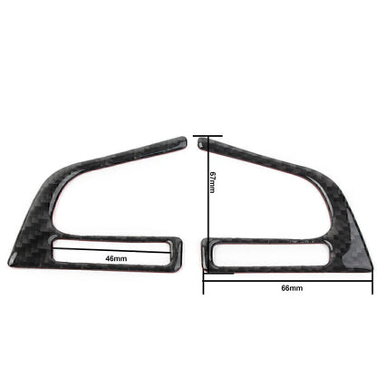 Carbon Fiber Steering Wheel Button Trim Cover for Subaru Forester (2013-2018)
