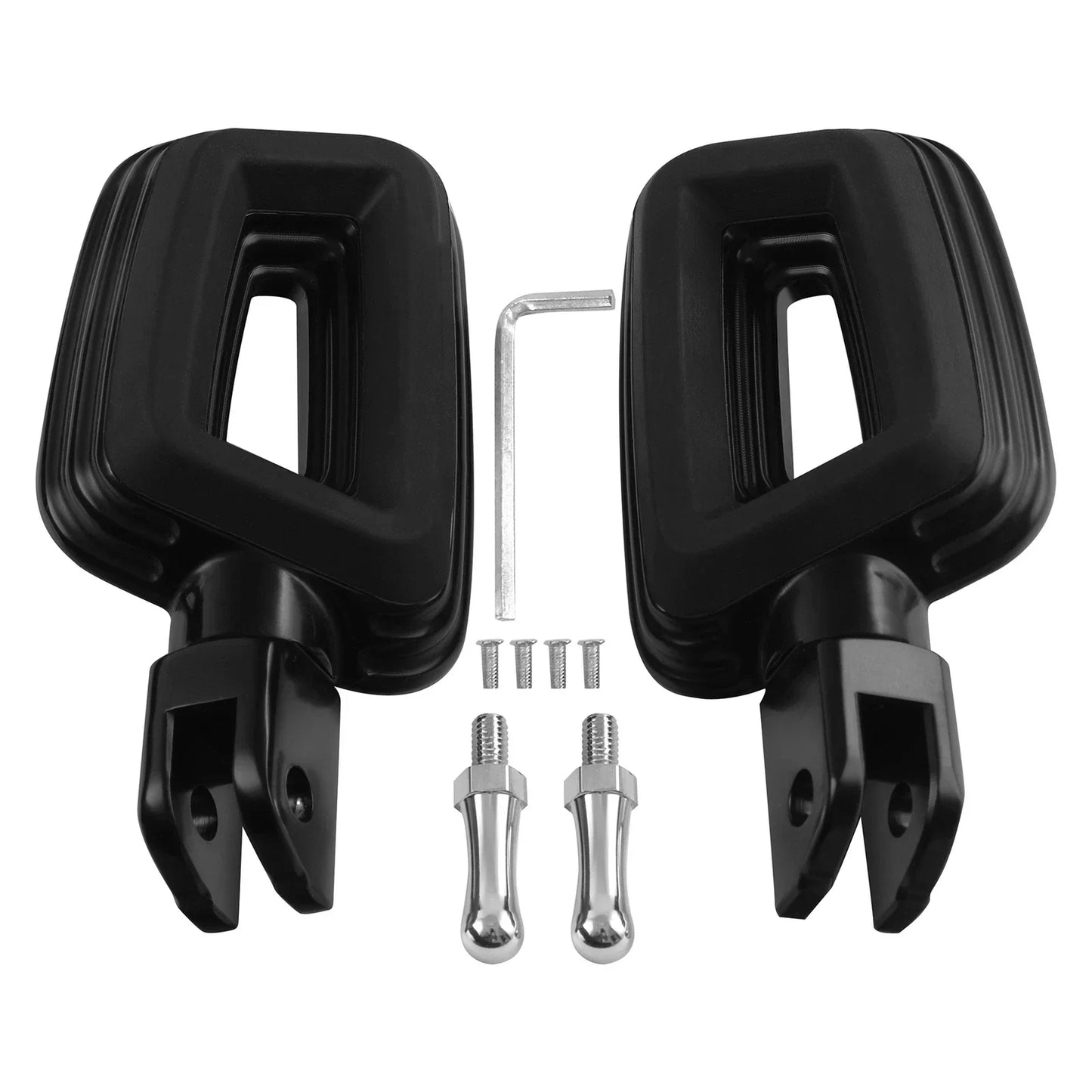 Driver & Passenger Footpegs Bracket for Harley Softail (2018-2025) Black
