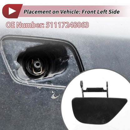 Front Left Washer Nozzle Cover Cap Unpainted for BMW 535i GT