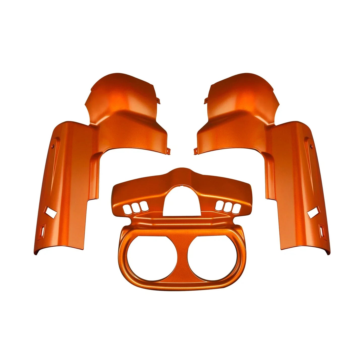 Instrument Housing for Harley Road Glide (2015-2023) Scorched Orange/Black