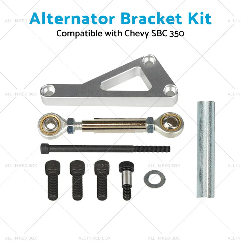 SBC Long Water Pump Alternator Bracket for Chevy 350