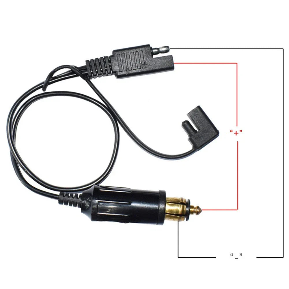 SAE Battery Charging Cable 2 x 18AWG for BMW Motorcycle