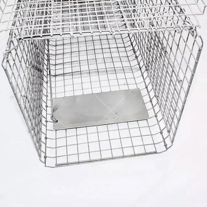 Humane Animal Cage Trap for Possum, Rabbit, Cat, Rat, Fox, Koala (79-28-33cm)