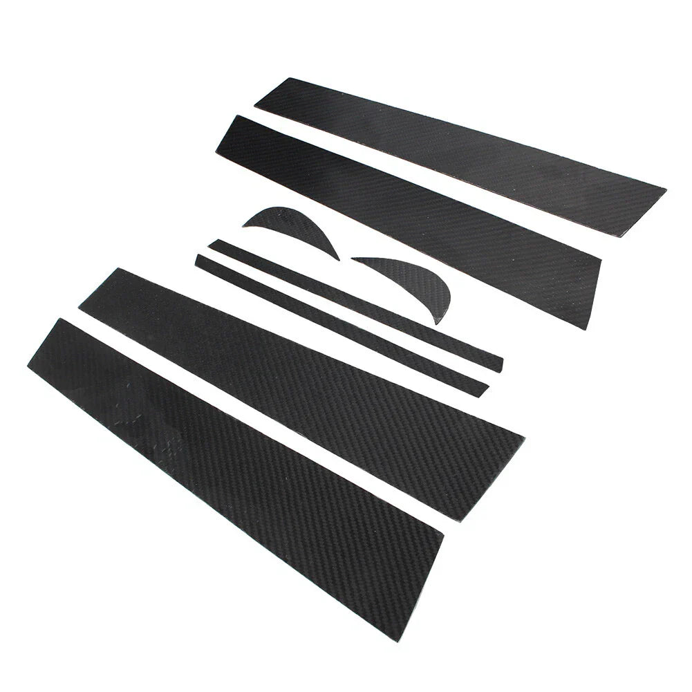 8 Pcs Door Window B Pillar Post Cover Trim for Toyota Camry (2018-2021)