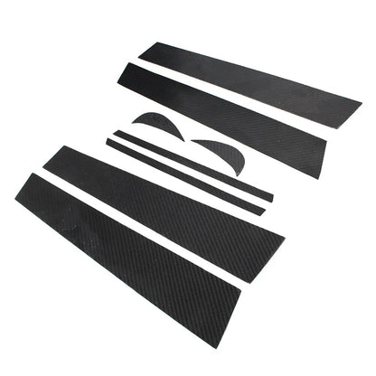 8 Pcs Door Window B Pillar Post Cover Trim for Toyota Camry (2018-2021)