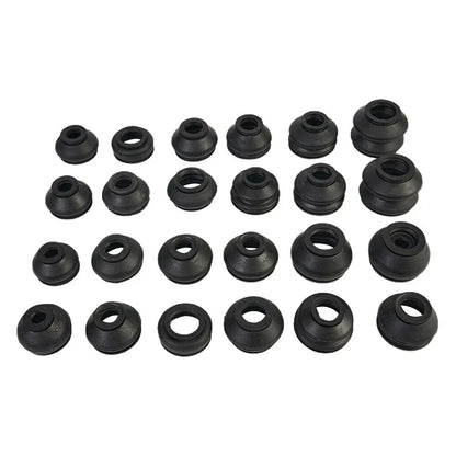 28pcs Ball Joint Boot Suspension Dust Cover for Track Tie Rod Linkage Kit