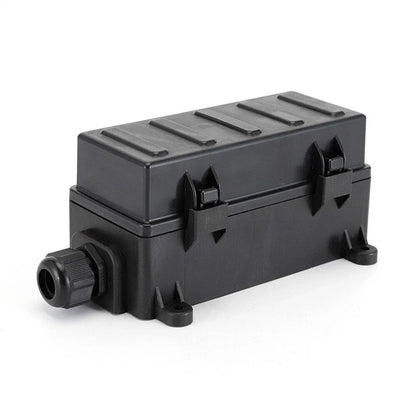 12V 9-Way Fuse Relay Box w/ 4-Pin 40A Relays & Fuses for Car Accessories