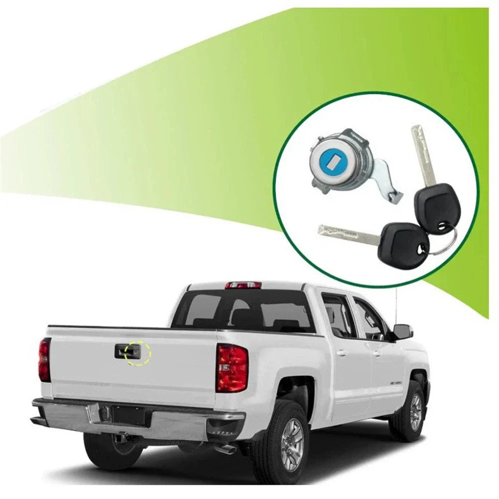 Rear Tailgate Door Lock with Keys for Chevy Silverado/GMC Sierra (2014-2019)