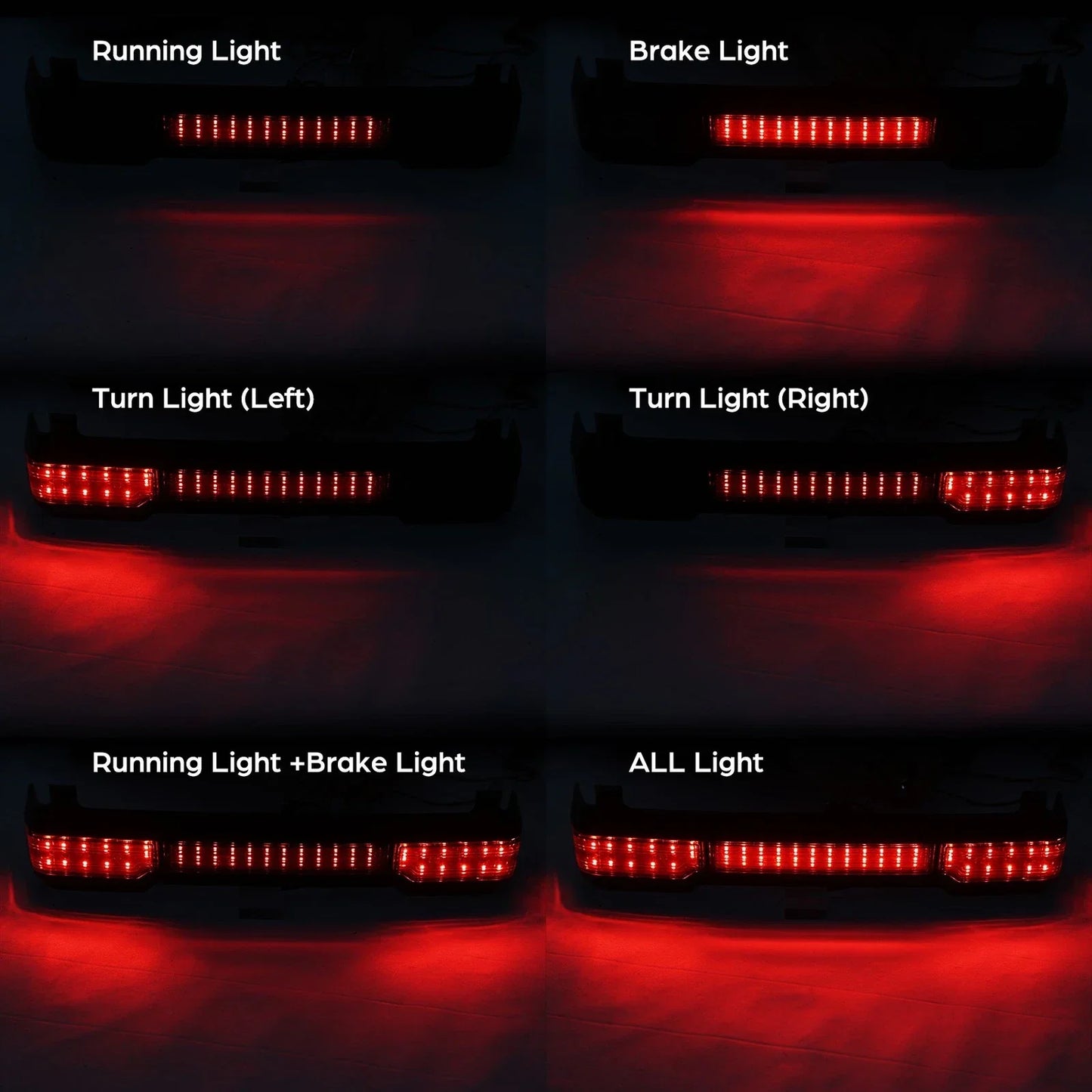 LED Tail Brake Light Turn Signal for Harley Classic Ultra King (1997-2013)