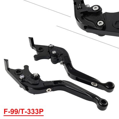 CNC Extendable Brake Clutch Levers for 765 Street Triple R, SPEED TWIN (2017-2023)