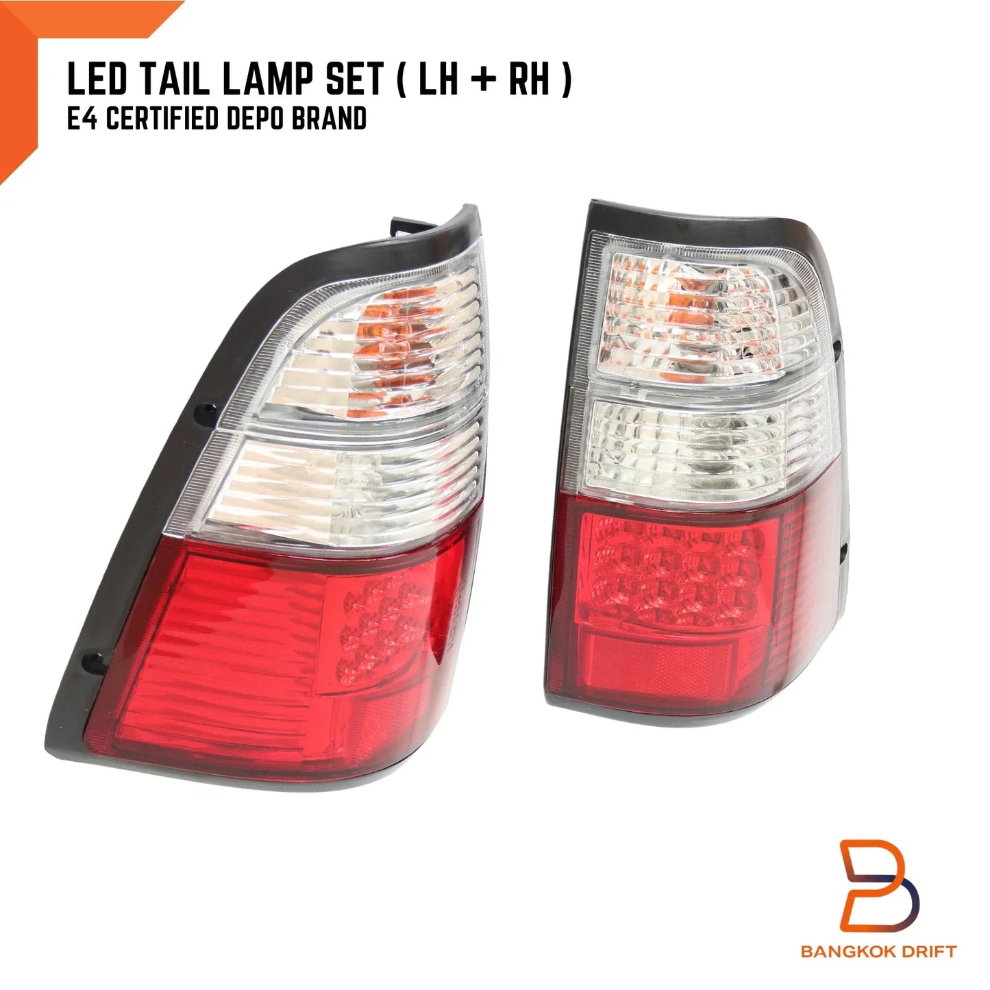 Genuine DEPO LED Tail Light for Holden Rodeo Ute (1998-2003)