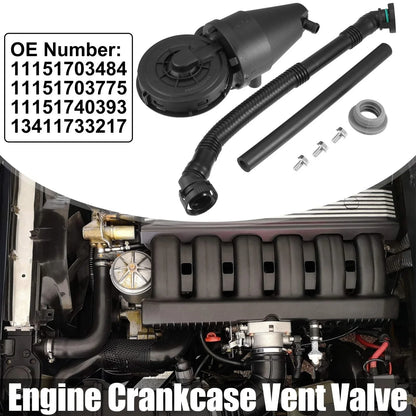 1 Set PVC Engine Crankcase Vent Valve for BMW 323i 323is (1996-2000)