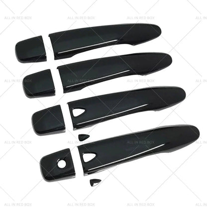 4PCS Black Door Handle Covers for Nissan Navara NP300 D23 (2015-On)