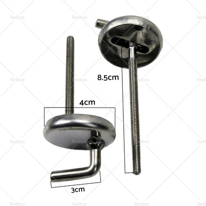 Stainless Back To Wall Quick Release Hinges for Toilet Seat Fixing