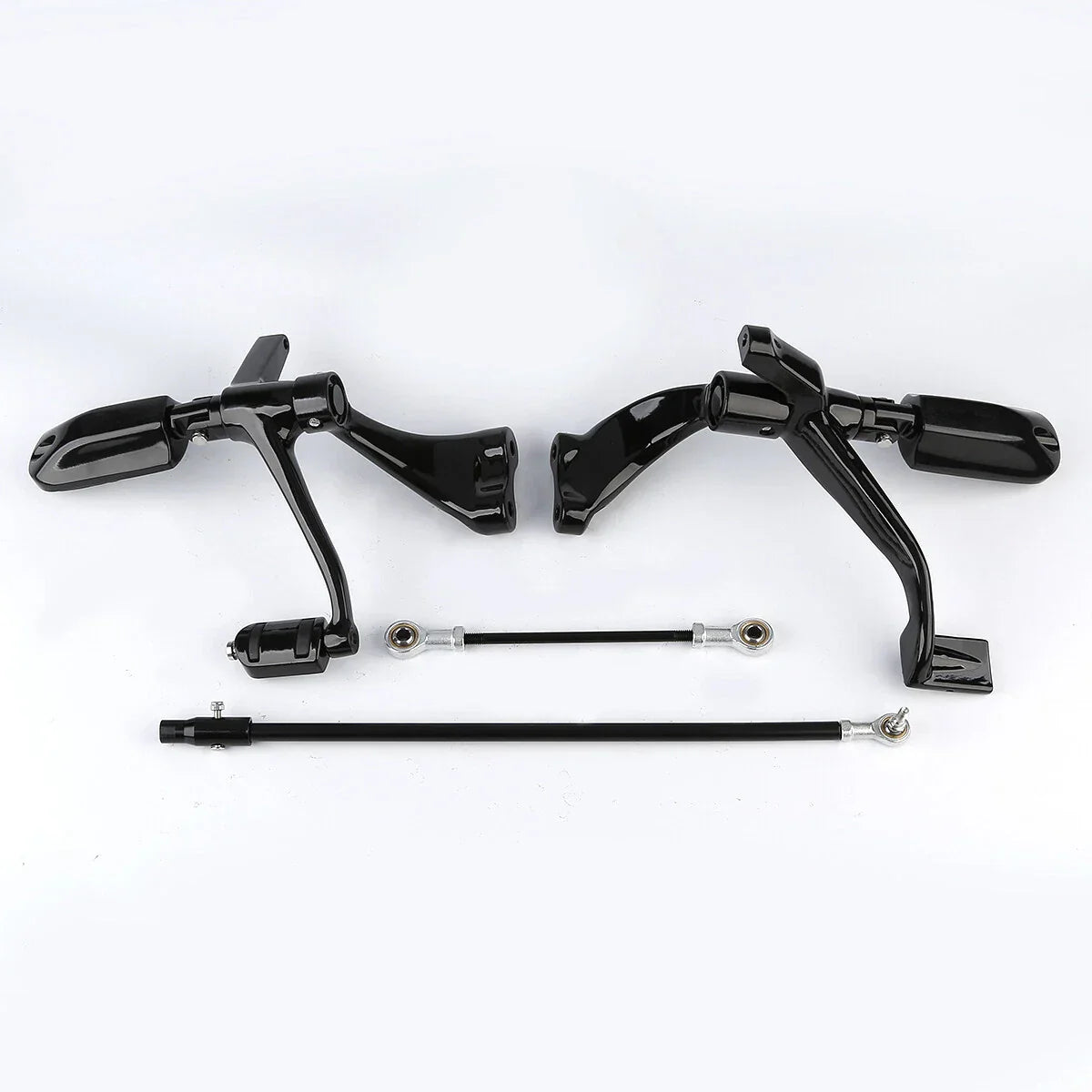 Black Forward Control Lever & Footpeg Bracket for Harley Sportster (2014-2022)