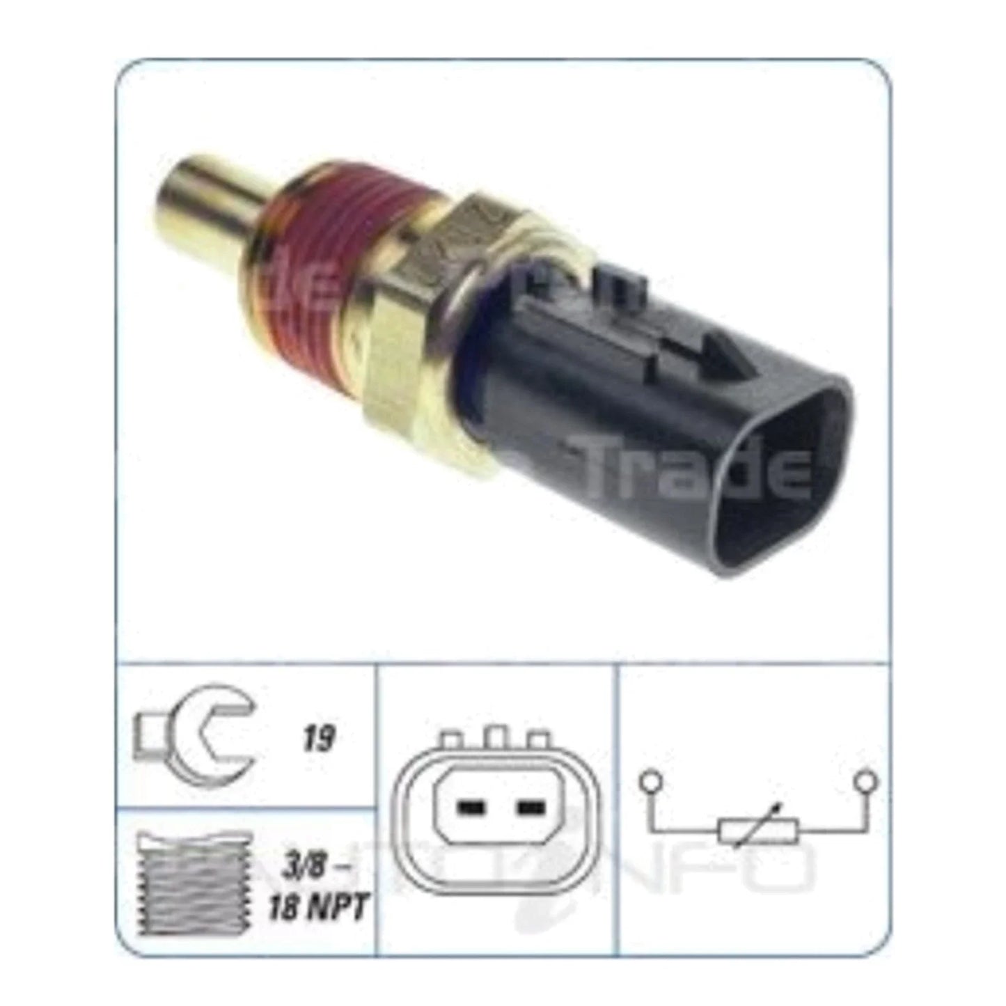 Coolant Temp ECU Sensor for Dodge Nitro KA V6 3.7L EKG (2009-2012)